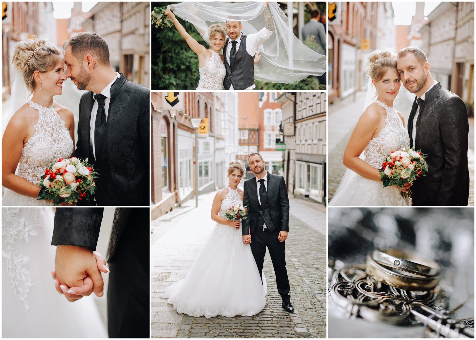 Hochzeitsfotos in der Alfelder Altstadt